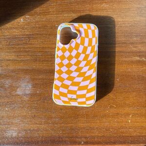 Sonix Vibrant Orange and White Checkered Case